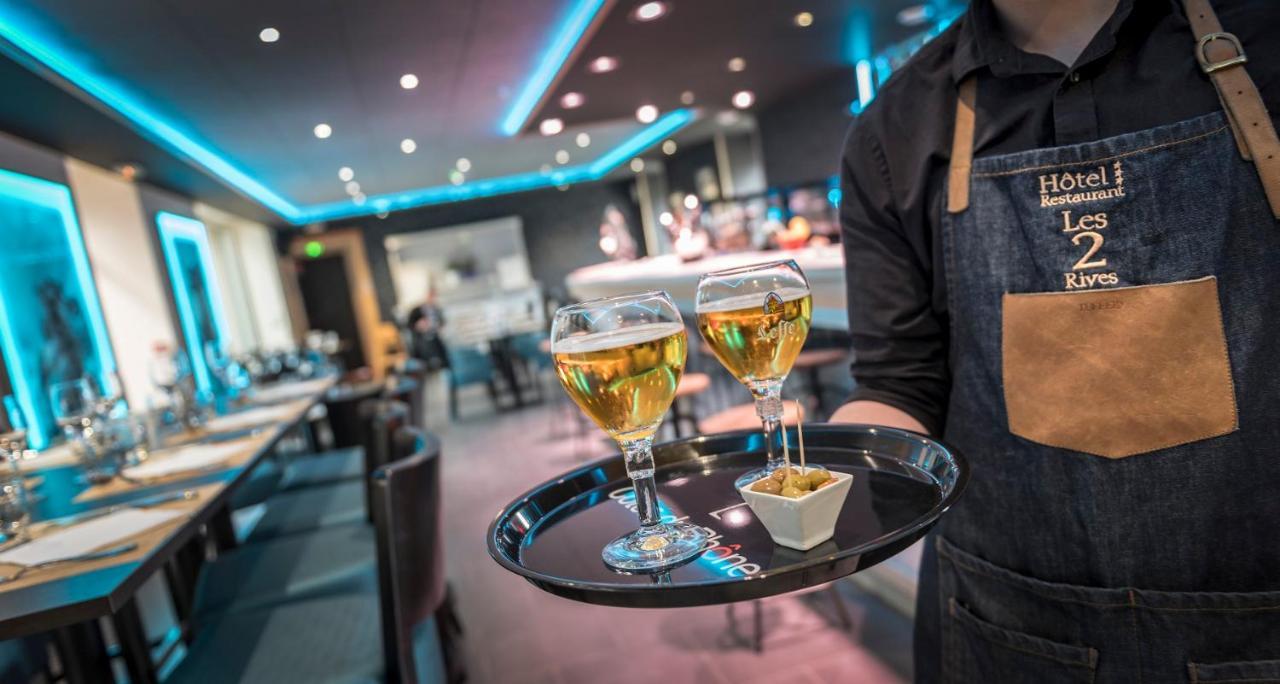 Logis Hotel Restaurant Les 2 Rives - A75, En Bordure De Riviere Banassac Eksteriør billede
